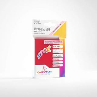 Obal Gamegenic 60ks PRIME Sleeves Japanese Size - RED