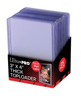 Obal na karty UltraPRO TOPLOADER Thick 25ks
