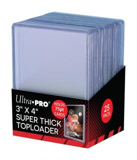 Obal UltraPRO TOPLOADER 3x4 Thick 75PT 25ks