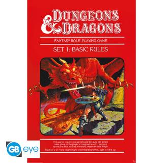 Plagát Dungeons &amp; Dragons Basic Rules 61 x 91 cm