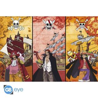 Plagát One Piece Poster - Captains &amp; Boats 61 x 91 cm