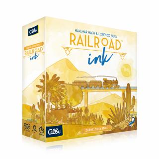 Railroad ink (žltý) - spoločenská hra