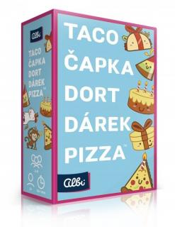 Taco, čapka, dort, dárek, pizza - hra
