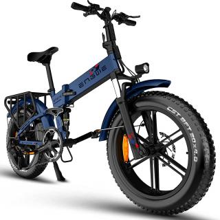 Elektrický bicykel Engwe Engine Pro - 750 W Farba: Modrá