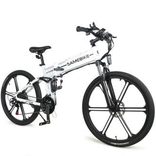 SAMEBIKE elektrický bicykel  LO26-II  - 500W Farba: Biela