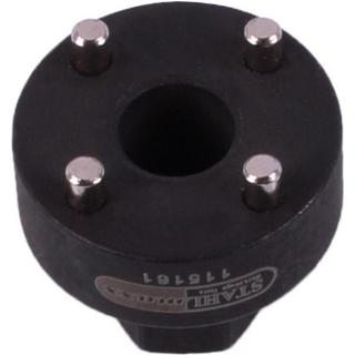 Adaptér / hlavica na voľnobežky alternátorov, 17 mm, 4-kolík, STAHLMAXX 115161 (Socket / Adapter for Alternator Freewheel, 17 mm, 4-pin (STAHLMAXX 115161))