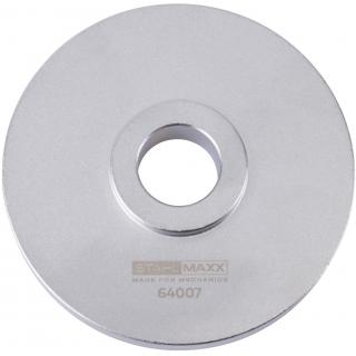 Adaptér Ø 21 / 35 / 90 mm, pre držanie tlačných a ťažných puzdier, STAHLMAXX 64007 (Adapter plate Ø 21 / 35 / 90 mm, for Holding Press and Pull Sleeves (STAHLMAXX 64007))