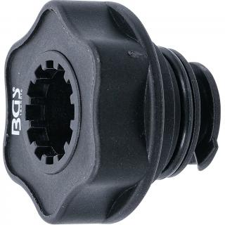 Adaptér plniaci na olej pre Renault, Opel, pre BGS 108899, 108505-X, 1072213, BGS 8505-20 (Oil Filling Adaptor for Renault, Opel | for BGS 8505-1, 8505-2, 8899 (BGS 8505-20))