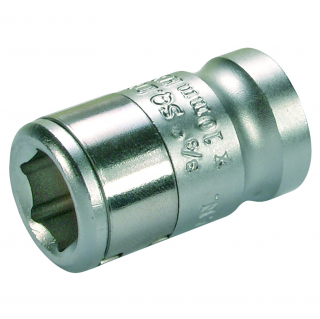 Adaptér pre bity, s poistnou guľôčkou, 3/8  pohon, 3/8  vnútorný 6-hran, BGS 291 (Bit Adaptor with retaining Ball | 10 mm (3/8 ) Drive | internal Hexagon 10 mm (3/8 ) (BGS 291))