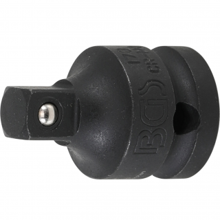 Adaptér pre hlavice, tvrdený, vnútorný 4-hran 1/2  x vonkajší 4-hran 3/8 , BGS 173 (Impact Socket Adaptor | 12.5 mm (1/2 ) internal square - 10 mm (3/8 ) external square (BGS 173))