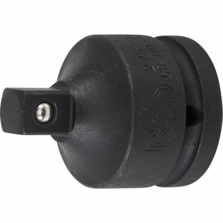Adaptér pre hlavice, tvrdený, vnútorný 4-hran 3/4  x vonkajší 4-hran 1/2  (Impact Socket Adaptor | internal square 20 mm (3/4 ) - external square 12.5 mm (1/2 ) (BGS 275))