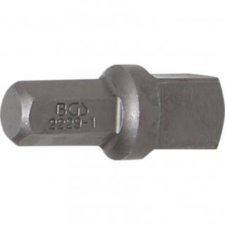 Adaptér pre račňu bitovú, vonkajší 6-hran 5/16  x vonkajší 4-hran 3/8 , 30 mm (Bit Ratchet Adaptor | ext. Hexagon 8 mm (5/16 ) - ext. square 10 mm (3/8 ) | 30 mm (BGS 2229-1))