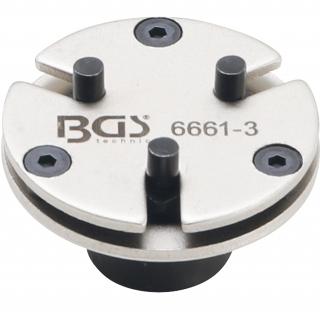 Adaptér pre stláčanie brzdových piestov, univerzálny, s 3 kolíkmi, BGS 6661-3 (Brake Piston Reset Adaptor Set | universal | with 3 Pins (BGS 6661-3))