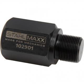 Adaptér závitový, vnút. M18 x 1,5 na von. M17 x 1,0, pre Bosch,  pre kĺzne kladivo, STAHLMAXX 102901 (Thread Adapter, IT M18 x 1.5 to OT M17 x 1.0, for Bosch Injectors, for Sliding Hammer (STAHLMAXX 102901))