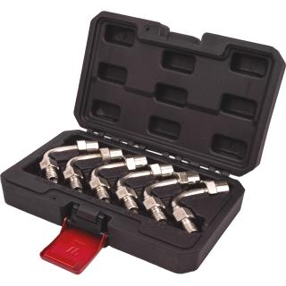 Adaptéry na testovanie vysokého tlaku, diesel, 6 dielov, Welzh 5064-WW (Diesel High Pressure Adaptors; 6-Piece Set (Welzh 5064-WW))