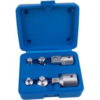 Adaptéry pre hlavice, 6 dielov, STAHLMAXX 24024 (Socket Adapter Set, Chrome Vanadium Steel, Matt, 6 pcs. (STAHLMAXX 24024))
