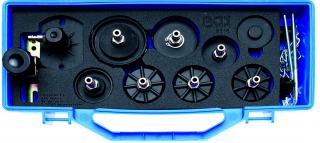 Adaptéry pre odvzdušňovač bŕzd 108315, pre Audi, BMW, Ford, Honda, Nissan, Opel, VW, BGS 8316 (Adaptor Set for BGS 8315 | for Audi, BMW, Ford, Honda, Nissan, Opel, VW (BGS 8316))