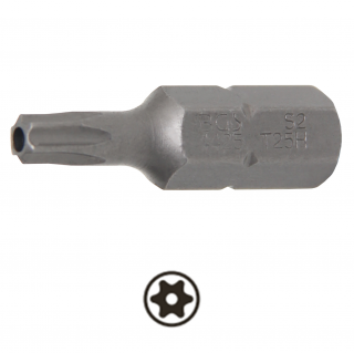 Bit 5/16 , T-profil s vŕtaním T25, BGS 4425 (Bit | 8 mm (5/16 ) Drive | T-Star tamperproof (for Torx) T25 (BGS 4425))