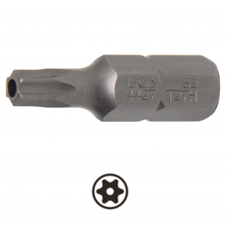 Bit 5/16 , T-profil s vŕtaním T27, BGS 4427 (Bit | 8 mm (5/16 ) Drive | T-Star tamperproof (for Torx) T27 (BGS 4427))