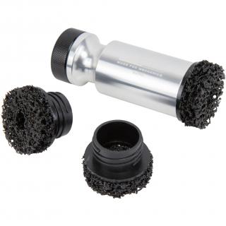 Brúska na náboje kolies s čapmi, hliníková s oceľovým držiakom, 4 diely, STAHLMAXX 122985 (Wheel Hubs with Studs Grinder, Aluminum with Steel Holder, 4 pcs. (STAHLMAXX 122985))