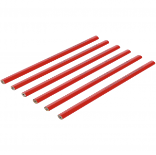 Ceruzky tesárske, 250 mm, 6 dielov, BGS 2071 (Carpenter's Pencils | 250 mm | 6 pcs. (BGS 2071))