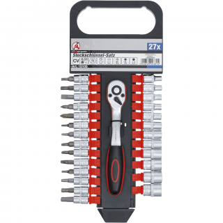 Gola sada 1/4 , 6-hran, 4 - 13 mm, 27 dielov, BGS 15105 (Socket Set | 6.3 mm (1/4 ) Drive | 4-13 mm | 27 pcs. (BGS 15105))