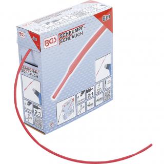 Hadička zmršťovacia v krabici, červená, Ø 3 mm, 8 m (Shrink Tube Box | red | Ø 3 mm | 8 m)