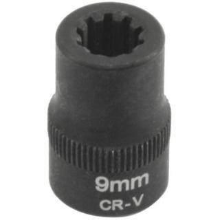 Hlavica na brzdové strmene kotúčových bŕzd, 10-hran, 9 mm, pre Audi, Porsche, VW, STAHLMAXX 103480 (Brake Calliper Socket, 10-point, 9 mm, for Audi, Porsche, VW (STAHLMAXX 103480))