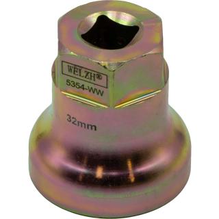 Hlavica na demontáž matice nápravy a guľového kĺbu, 12-hran, 32 mm, pre Ford, Welzh 5354-WW (Bi-Hex 32-MM Ford Multi Socket (Welzh 5354-WW))