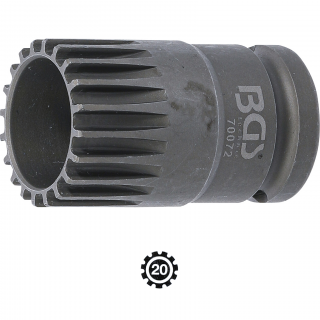 Hlavica na spodnú konzolu, BGS 70072 (Bottom Bracket Socket (BGS 70072))