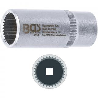 Hlavica na vstrekovacie čerpadlá naftových motorov Mercedes, 33 zubov, BGS 5350 (Spline Socket for Mercedes Diesel Engine Injection Pumps | 33 teeth (BGS 5350))