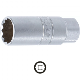 Hlavica na zapaľovacie sviečky, 12-hran, 3/8 , 18 mm, BGS 2793 (Spark Plug Socket, 12-point | 10 mm (3/8 ) Drive | 18 mm (BGS 2793))