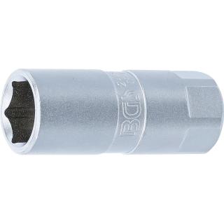 Hlavica na zapaľovacie sviečky, 6-hran, 1/2 , 18 mm, s gumenou vložkou, BGS 2426 (Spark Plug Socket, Hexagon | 12.5 mm (1/2 ) Drive | 18 mm (BGS 2426))