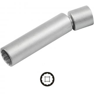 Hlavica na zapaľovacie sviečky s kĺbom, 3/8 , 12-hran, 14 mm, pre BMW, STAHLMAXX 106510 (Spark Plug Socket with Joint, 3/8 , 12-oint, 14 mm, for BMW (STAHLMAXX 106510))