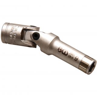 Hlavica na žeraviace sviečky kĺbová, 6-hran, 3/8 , 9 mm BGS 2981 (Glow Plug Joint Socket, Hexagon | 10 mm (3/8quot;) Drive | 9 mm (BGS 2981))