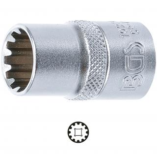 Hlavica nástrčná 1/2 , Gear Lock, 14 mm, BGS 10214 (Socket, Gear Lock | 12.5 mm (1/2 ) Drive | 14 mm (BGS 10214))