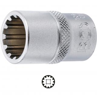 Hlavica nástrčná 1/2 , Gear Lock, 16 mm, BGS 10216 (Socket, Gear Lock | 12.5 mm (1/2 ) Drive | 16 mm (BGS 10216))