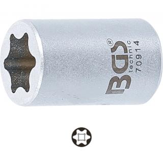Hlavica nástrčná 1/4 , E-profil E12, pre BMW regulátor okien, BGS 70914 (Special Socket | E-Type | 6.3 mm (1/4 ) Drive | E12 | for BMW Window Regulator (BGS 70914))