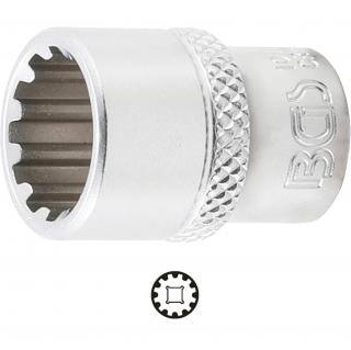 Hlavica nástrčná 1/4 , Gear Lock, 12 mm, BGS 10112 (Socket, Gear Lock | 6,3 mm (1/4 ) Drive | 12 mm (BGS 10112))