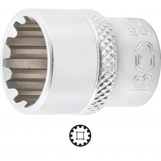 Hlavica nástrčná 1/4 , Gear Lock, 14 mm, BGS 10114 (Socket, Gear Lock | 6,3 mm (1/4 ) Drive | 14 mm (BGS 10114))