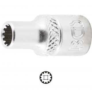 Hlavica nástrčná 1/4 , Gear Lock, 5 mm, BGS 10105 (Socket, Gear Lock | 6,3 mm (1/4 ) Drive | 5 mm (BGS 10105))