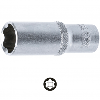 Hlavica nástrčná 3/8 , Super Lock, predĺžená, 16 mm, BGS 2606 (Socket, Super Lock, deep | 10 mm (3/8 ) Drive | 16 mm (BGS 2606))