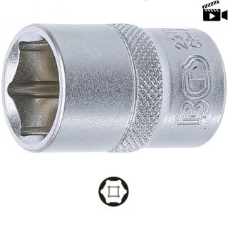 Hlavica nástrčná, 6-hran, 1/2 , 18 mm, BGS 2918 (Socket, Hexagon | 12.5 mm (1/2 ) Drive | 18 mm (BGS 2918))