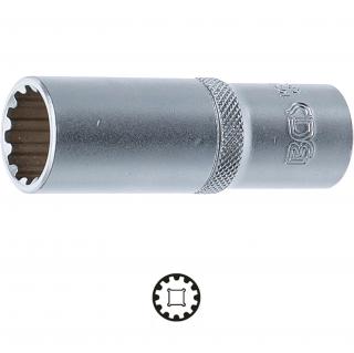 Hlavica nástrčná, Gear Lock, predĺžená, 1/2 , 18 mm, BGS 10258 (Socket, Gear Lock, deep | 12.5 mm (1/2 ) Drive | 18 mm (BGS 10258))