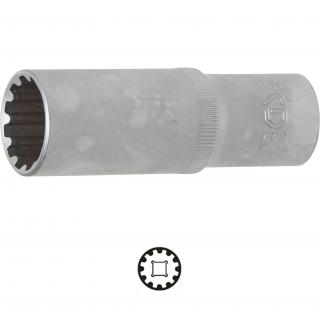 Hlavica nástrčná, Gear Lock, predĺžená, 1/2 , 19 mm, BGS 10259 (Socket, Gear Lock, deep | 12.5 mm (1/2 ) Drive | 19 mm (BGS 10259))