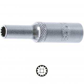 Hlavica nástrčná, Gear Lock, predĺžená, 1/4 , 5 mm, BGS 10155 (Socket, Gear Lock, deep | 6.3 mm (1/4 ) Drive | 5 mm (BGS 10155))
