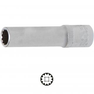 Hlavica nástrčná, Gear Lock, predĺžená, 1/4 , 7 mm, BGS 10157 (Socket, Gear Lock, deep | 6.3 mm (1/4 ) Drive | 7 mm (BGS 10157))