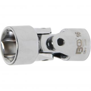 Hlavica nástrčná kĺbová, 3/8 , 6-hran, 16 mm, BGS 2456 (Universal Joint Socket, Hexagon | 10 mm (3/8 ) Drive | 16 mm (BGS 2456))