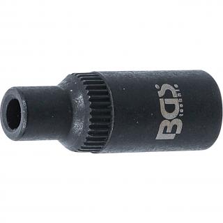 Hlavica nástrčná na upnutie závitníka, 1/4 , pre závitník 3,4 mm, BGS 72101 (Tap Adaptor Socket | 6.3 mm (1/4 ) Drive | 3.4 mm (BGS 7210))