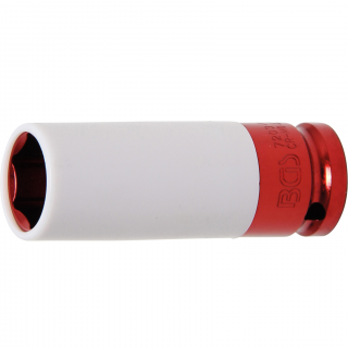Hlavica nástrčná rázová, ochranná, 1/2 , 21 mm, pre hliníkové ráfiky, 682 Nm, BGS 7203 (Protective Impact Socket | 12.5 mm (1/2 ) Drive | 21 mm, for aluminium rims, 682 Nm (BGS 7203))